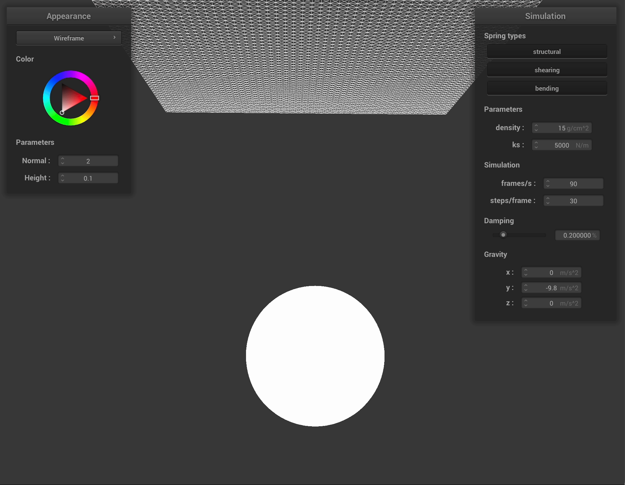Sphere collission