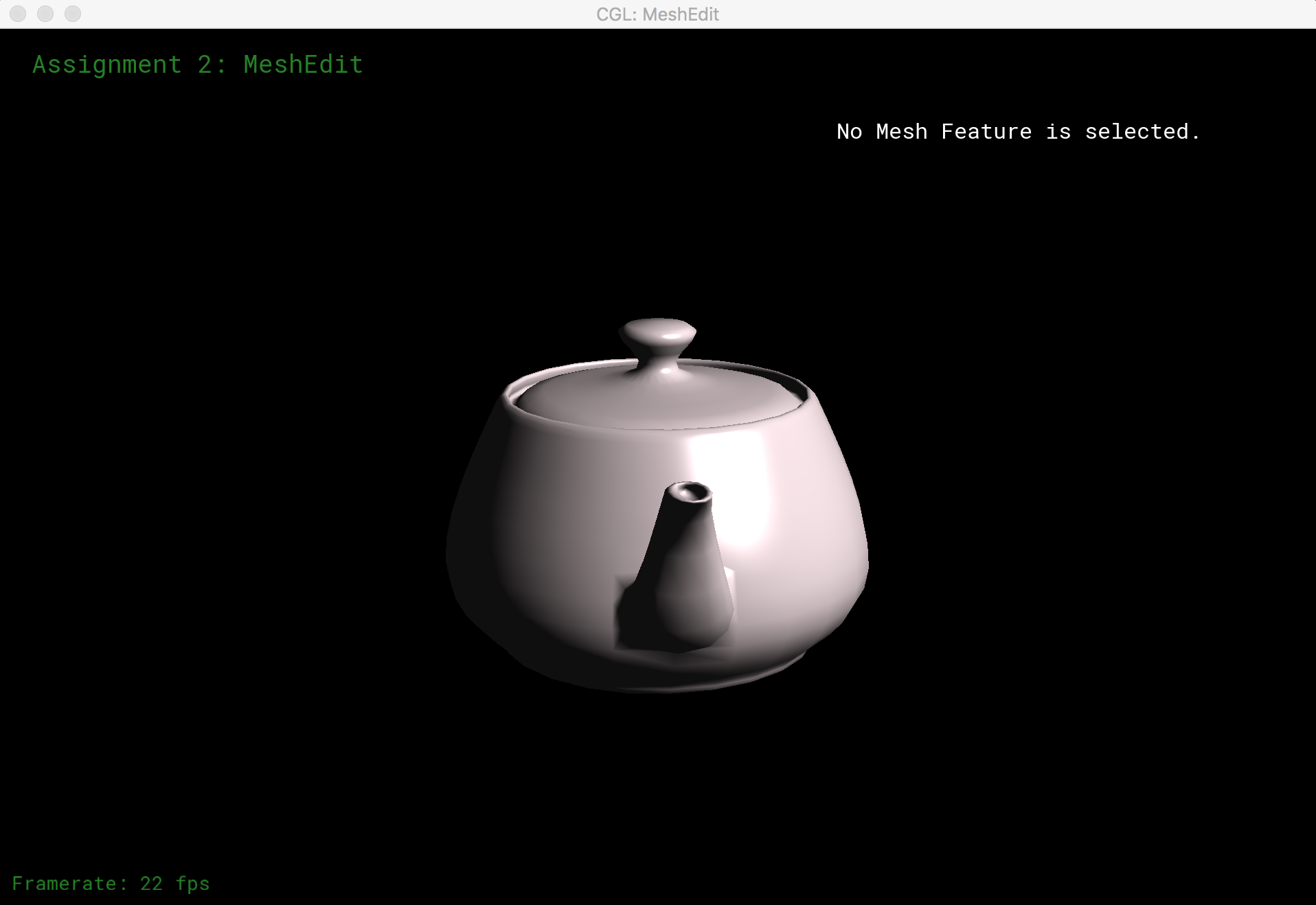 Phong shading on teapot